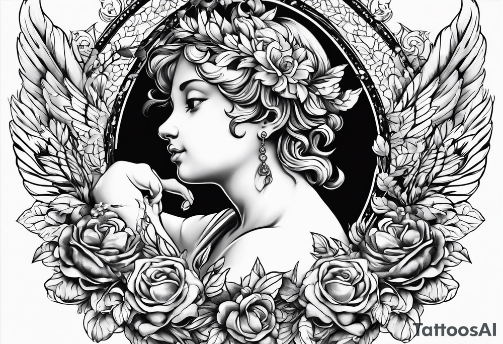 cherub tattoo idea