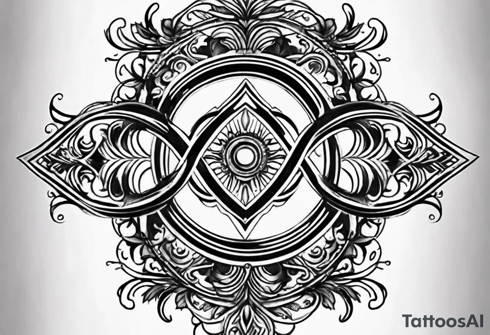 infinity symbol tattoo idea