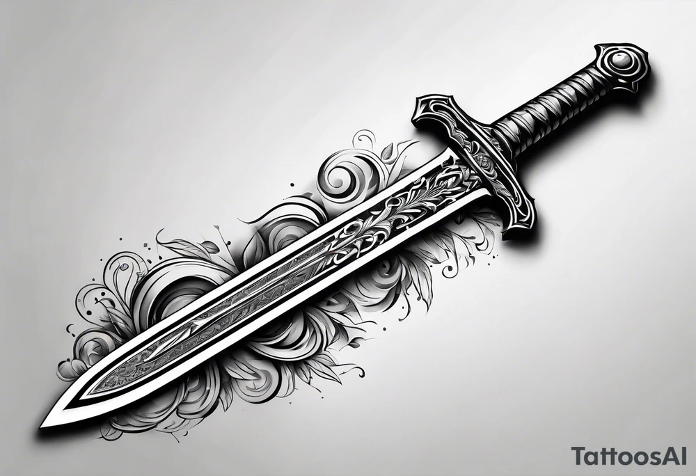 Viego's sword for lower arm tattoo idea