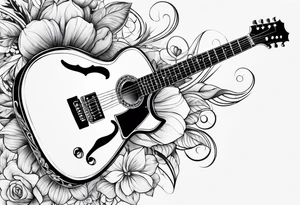 Guitar tattoo idea