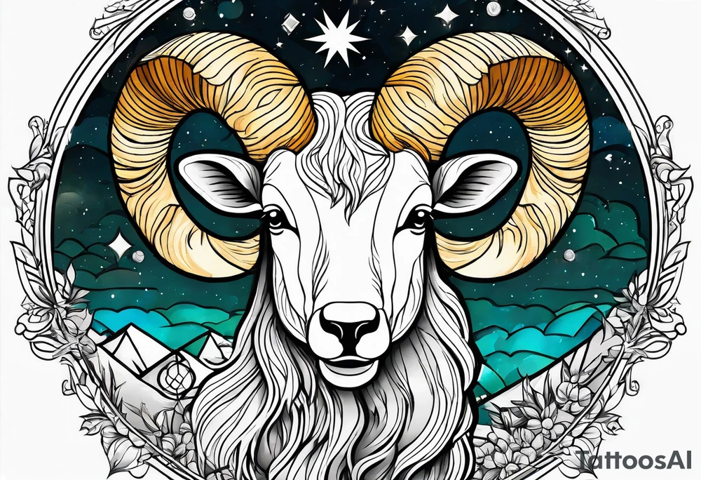 Aries sign tattoo idea