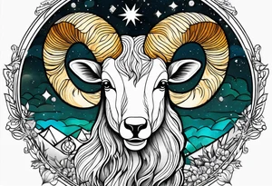 Aries sign tattoo idea