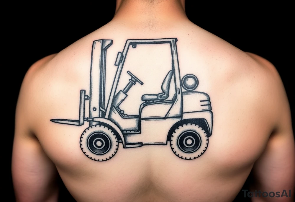forklift tattoo idea