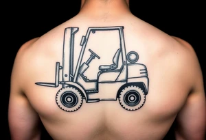 forklift tattoo idea