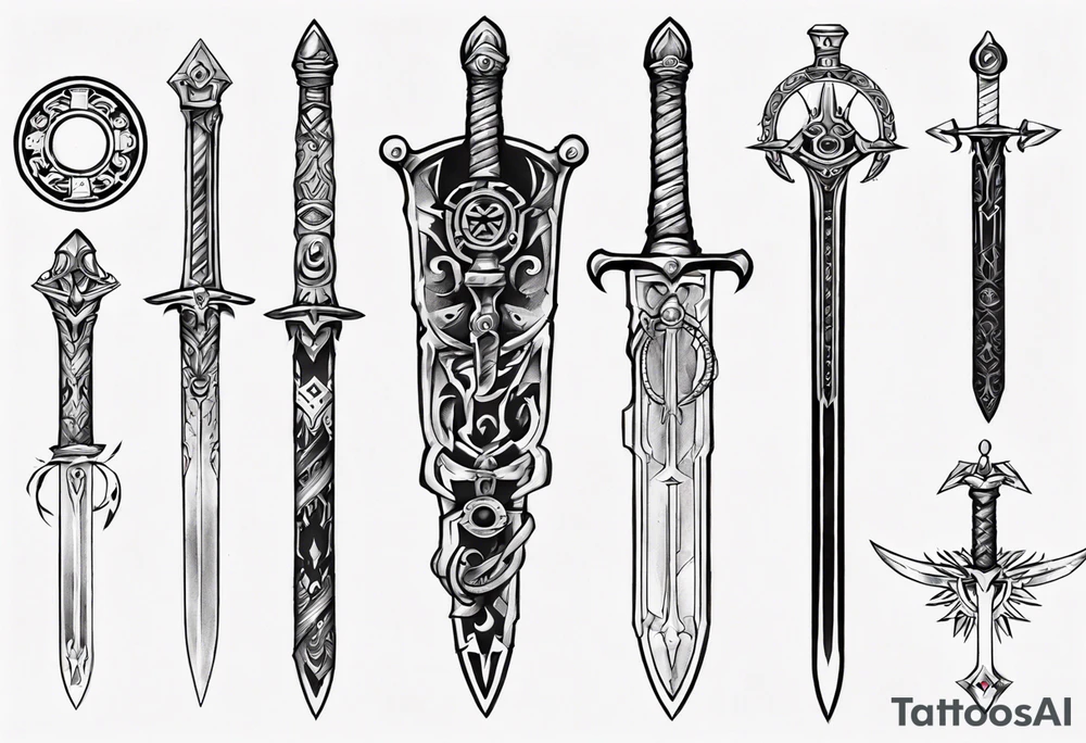 sword with circle around from zelda tattoo idea sword with circle around from zelda tattoo idea