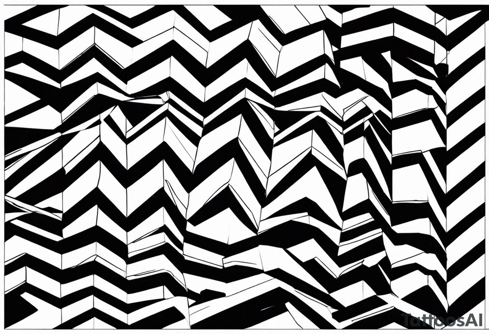 Chevron Stripes tattoo idea