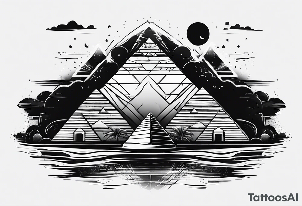 toroids, pyramids tattoo idea