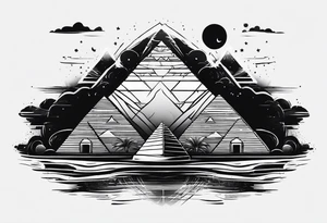 toroids, pyramids tattoo idea