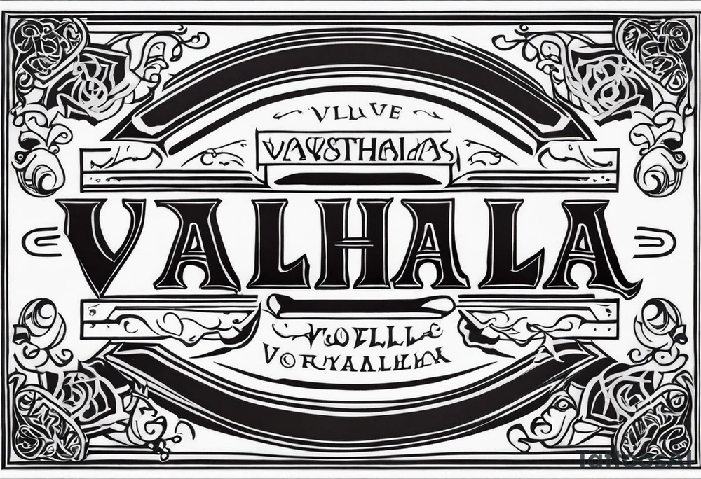 Valhalla tattoo idea