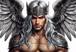 Warrior Angel tattoo idea