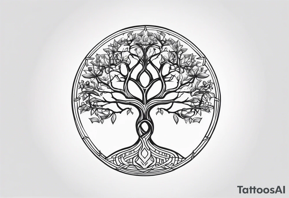 Yggdrasil tattoo idea