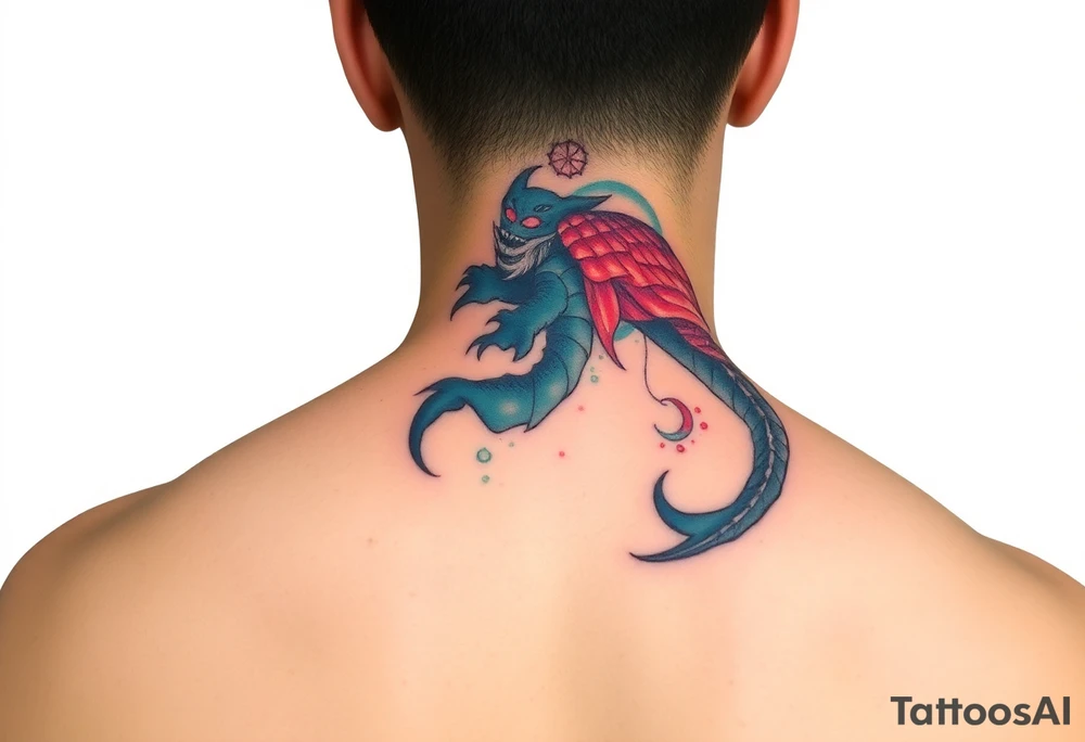 water demon,sea tattoo idea