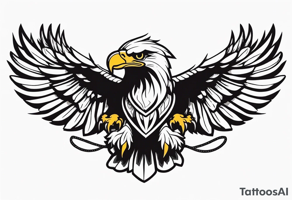 eagle carrying a snake tattoo idea