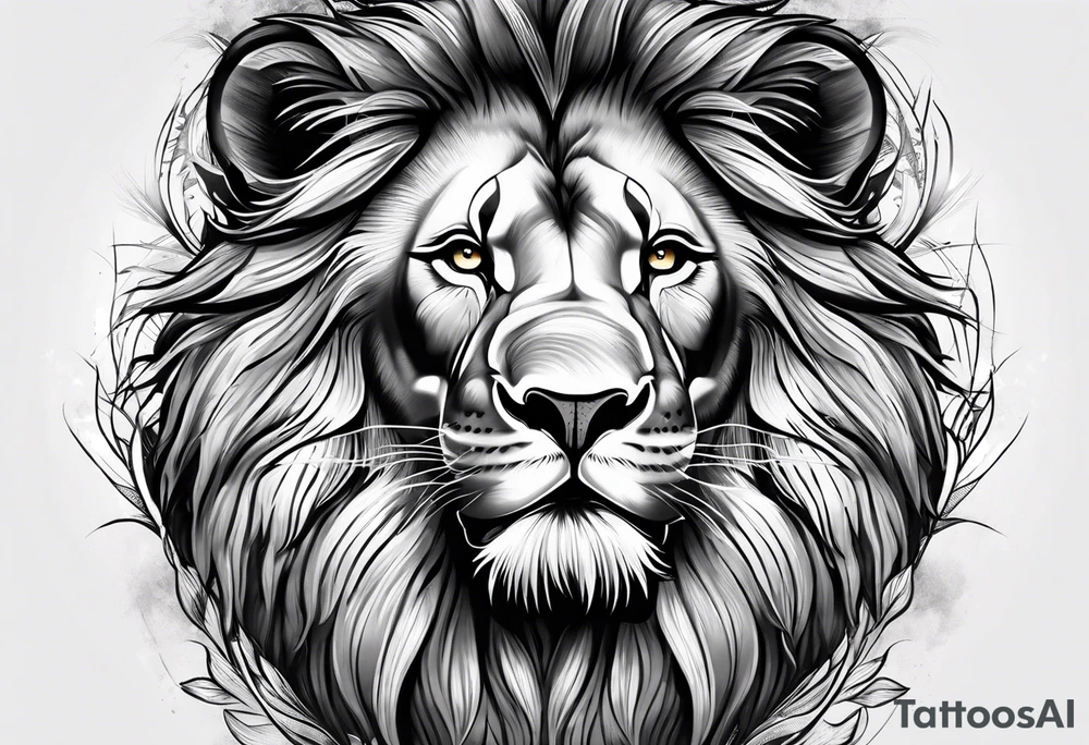 Lion from atlas tattoo idea