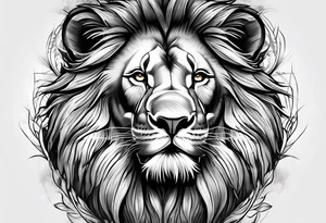 Lion from atlas tattoo idea