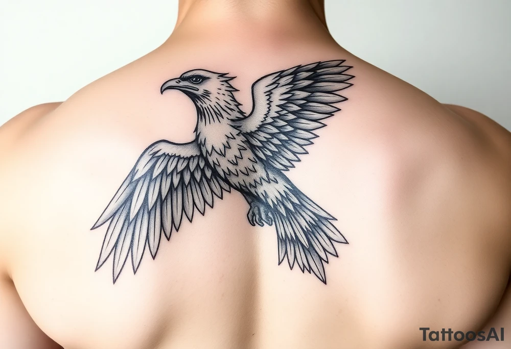 serbian and montenegrin eagle tattoo idea