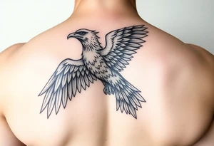 serbian and montenegrin eagle tattoo idea