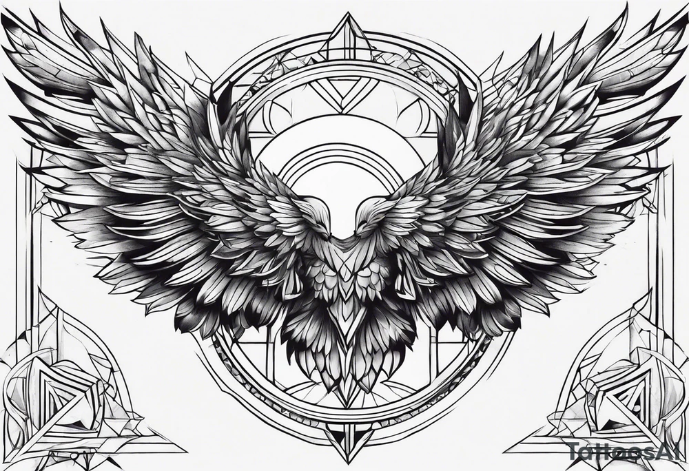 something to combine with wings tattoo idea