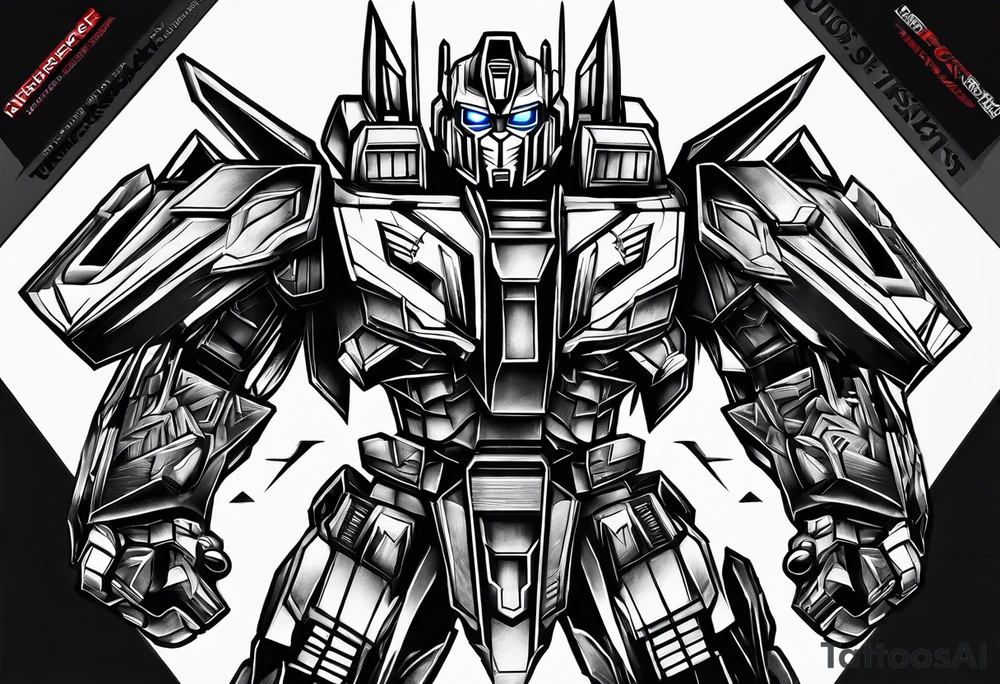 Transformers tattoo idea