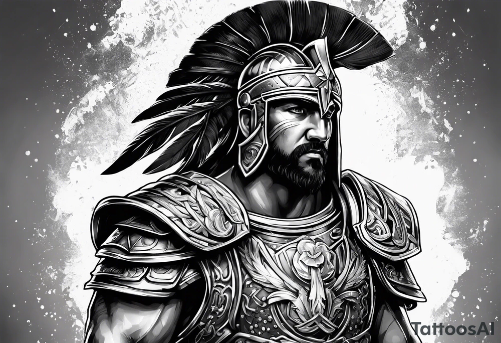 gladiator tattoo idea