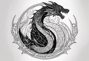 Smaug with the doctor tattoo idea