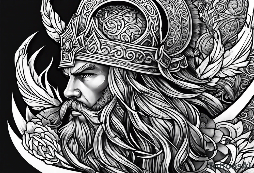 Viking style tattoo idea