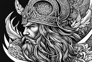 Viking style tattoo idea