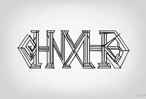I want a painting style tattoo with the letters "work hard" and "play hard". tattoo idea
