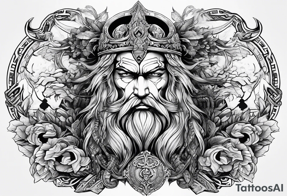 Valhalla mythology tattoo idea