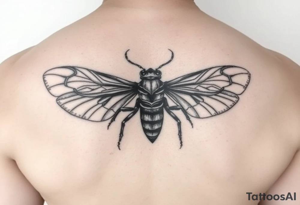 Cicada tattoo idea