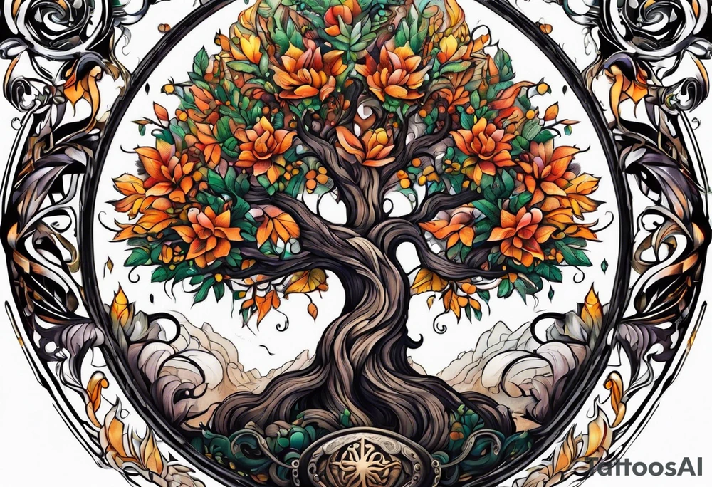 yggdrasill tattoo idea