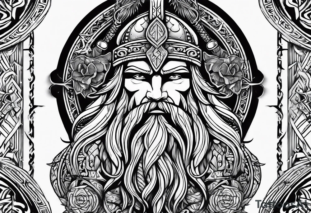 Viking mythology tattoo idea