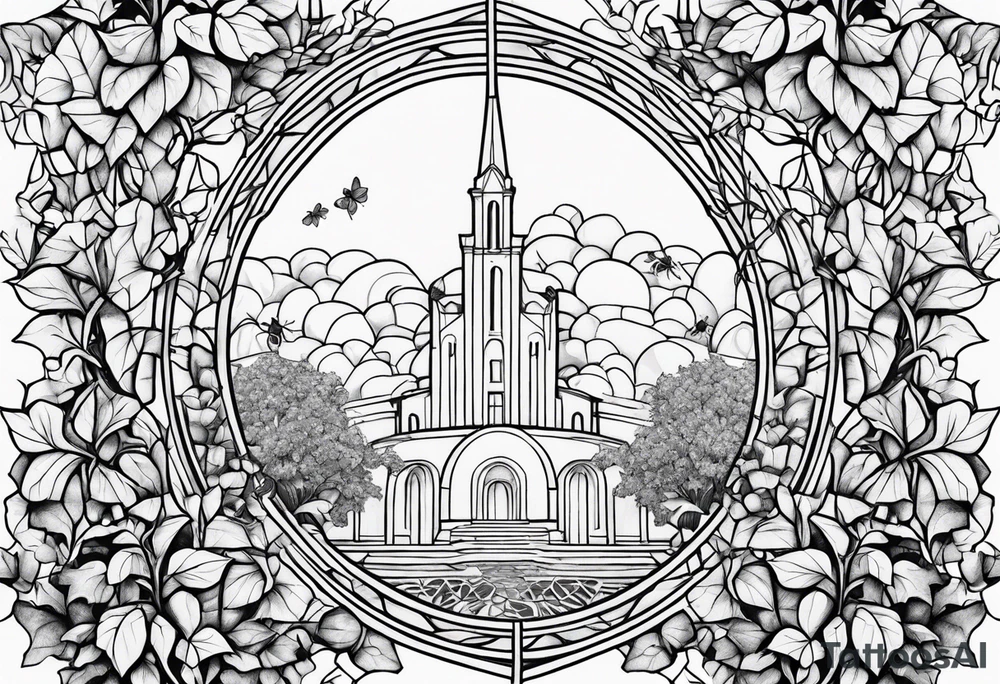 ivy, ants tattoo idea