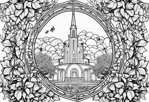 ivy, ants tattoo idea