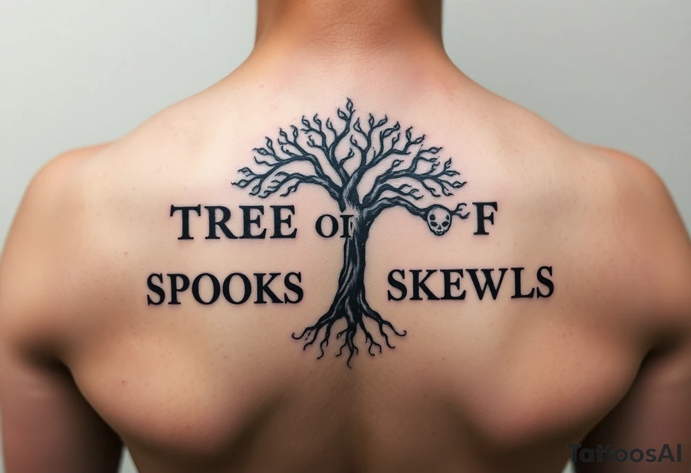 TREE OF LIFE
SPOOKS SKULLS tattoo idea