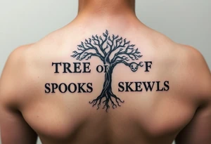 TREE OF LIFE
SPOOKS SKULLS tattoo idea