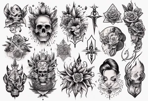 tattoo artist giving a tattoo tattoo idea