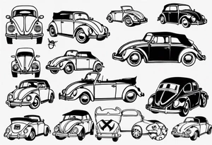 VW bug convertible tattoo idea