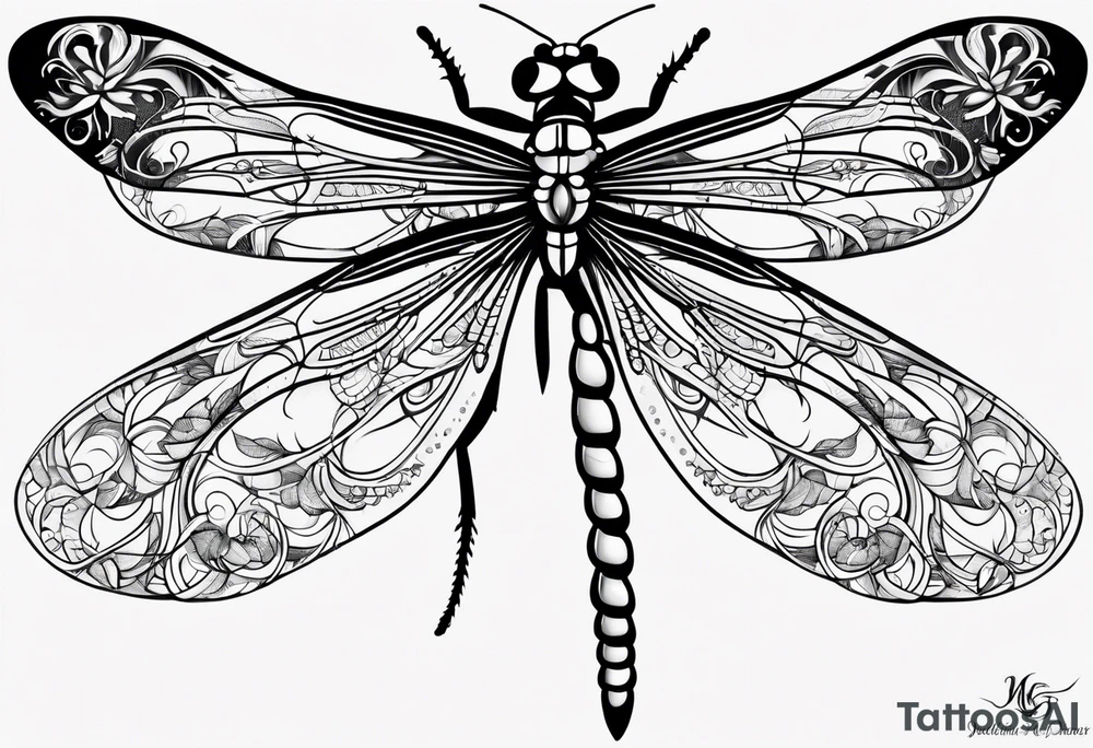 Dragonfly tattoo idea