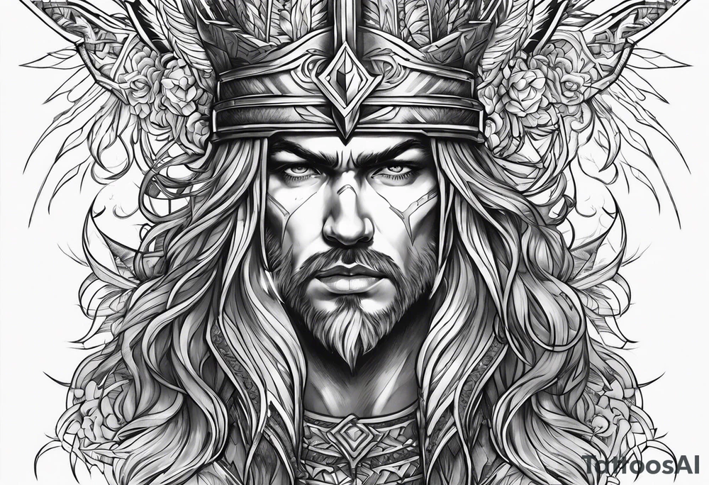 Valhalla lightning tattoo idea