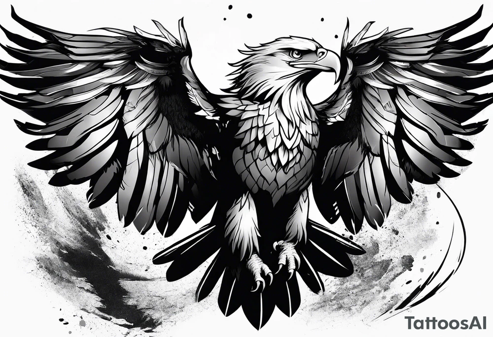 Eagle warrior tattoo idea