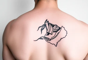 georgia theme tattoo black and white tattoo idea
