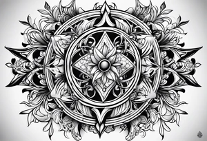 Buttcheeks tattoo idea