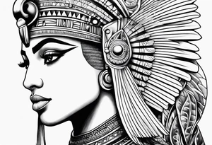 egyptian, arm sleeve tattoo idea