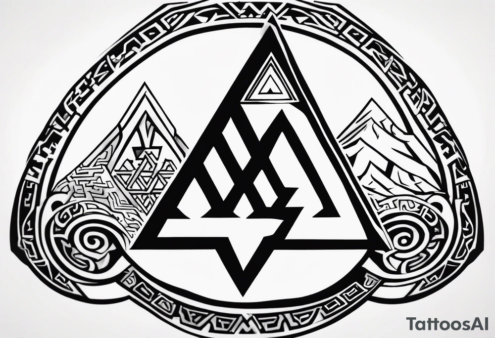 Valhalla shield
valknut tattoo idea