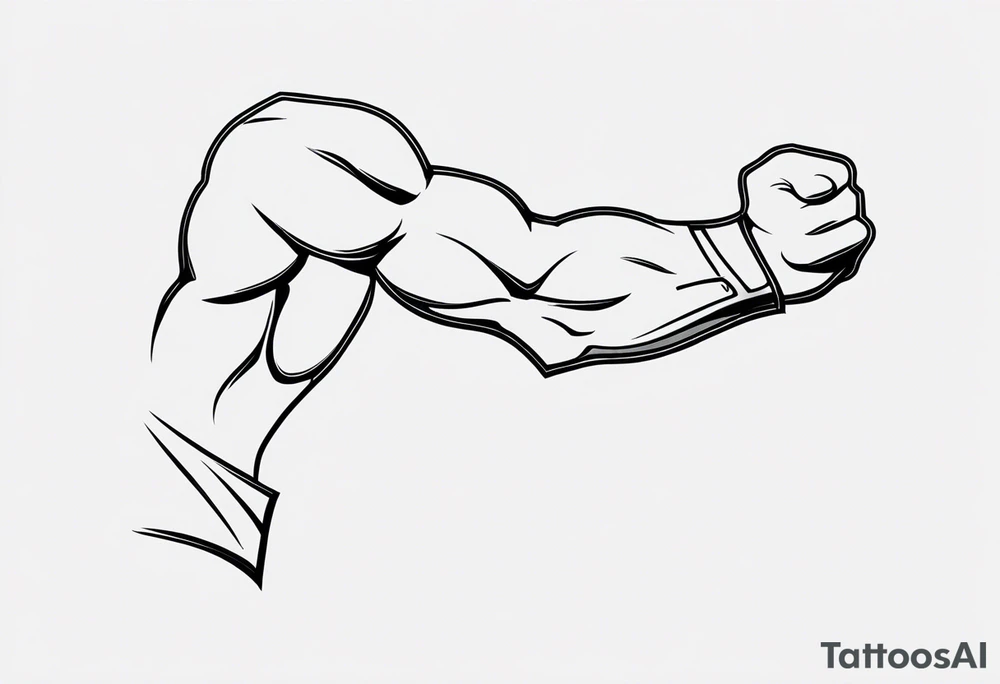 biceps tattoo idea