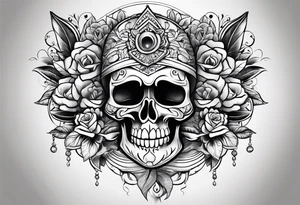 Full leg tattoo design tattoo idea