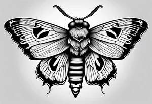 Death head moth hand tattoo tattoo idea