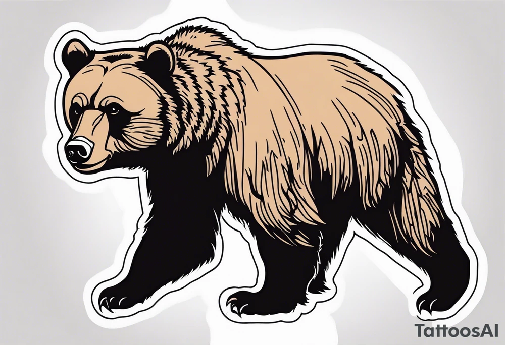 grizzly bear tattoo idea