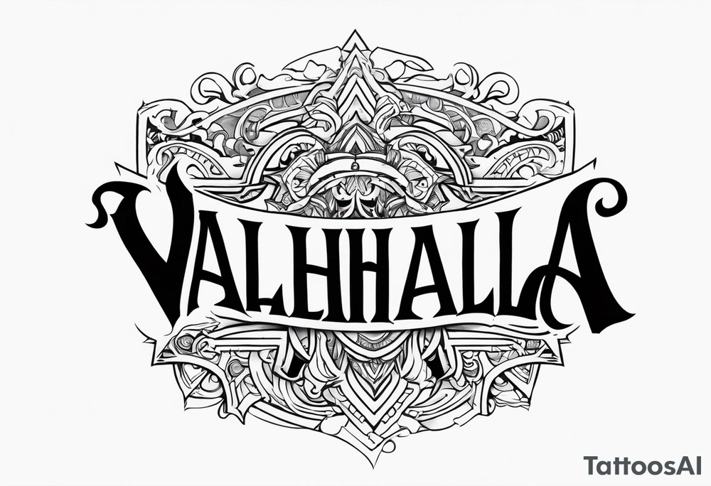 Valhalla tattoo idea